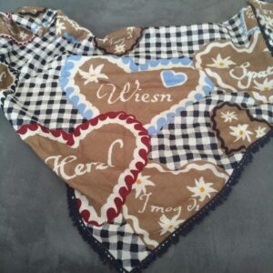 Sciarpa a triangolo 120 lati corti 85 cm