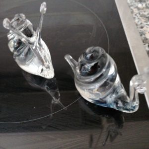 2 lumache decorative