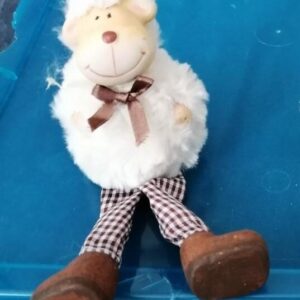 Pecore decorative lunghezza 16 cm