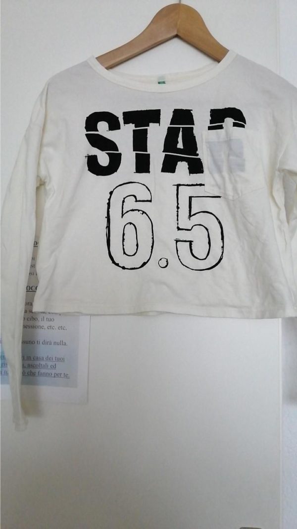 Maglia manica lunga corta Beneton taglia 146/152