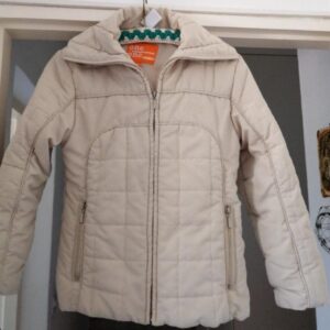 Giacca invernale color panna taglia 152