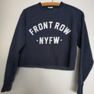 Felpa modello corto blu taglia S