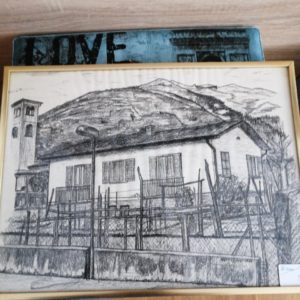 Disegno in carboncino del 1888 da Masnolder 40,5x30.5