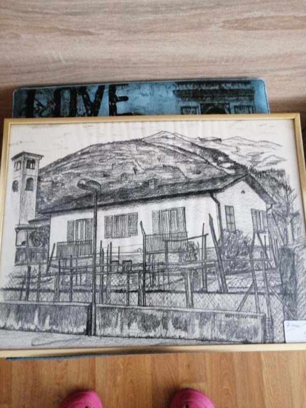 Disegno in carboncino del 1888 da Masnolder 40,5x30.5