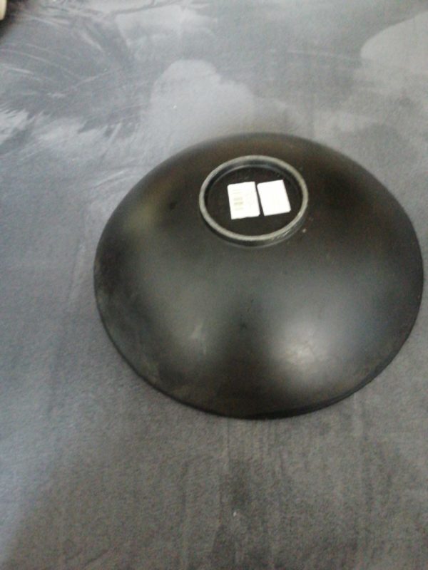 Fruttiera nera con interno rosso diametro 28 cm - immagine 2