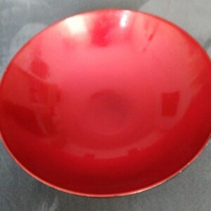 Fruttiera nera con interno rosso diametro 28 cm