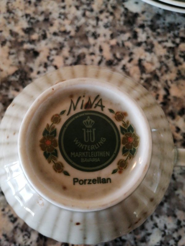 2 tazze con piattino in porcellana Winterling Marktleuten - immagine 2