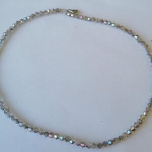 Girocollo perline trasparenti 40 cm