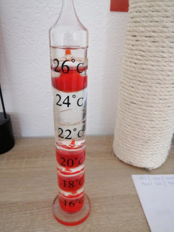Termometro per interno altezza circa 28 cm