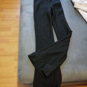Pantalone nero a costine fini taglia XXS