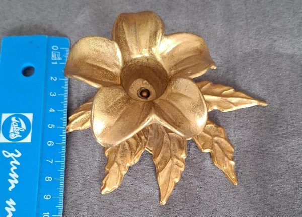 Porta candele in ottone circa 9 cm