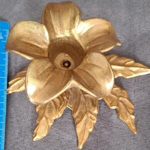 Porta candele in ottone circa 9 cm