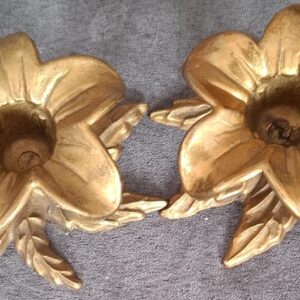 Porta candele in ottone circa 6 cm