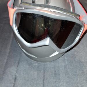 Casco da sci con occhiali pari a nuovo misura XS-S 48-51