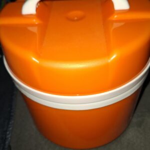Secchiello con coperchio termico sia per il caldo che per il freddo alto 15 cm diametro 15 cm