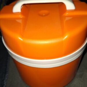 Secchiello con coperchio termico sia per il caldo che per il freddo alto 15 cm diametro 15 cm