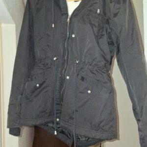 Giaccone invernale con pelo e cappuccio taglia S