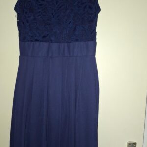 Vestito blu con pizzo taglia 36