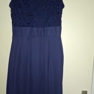 Vestito blu con pizzo taglia 36